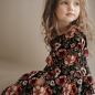 Preview: Cute Boho-Unicorns Boho Black Peach Flowers